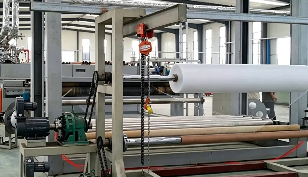 BIAXIAL STRETCHING NET PRODUCTION LINE
