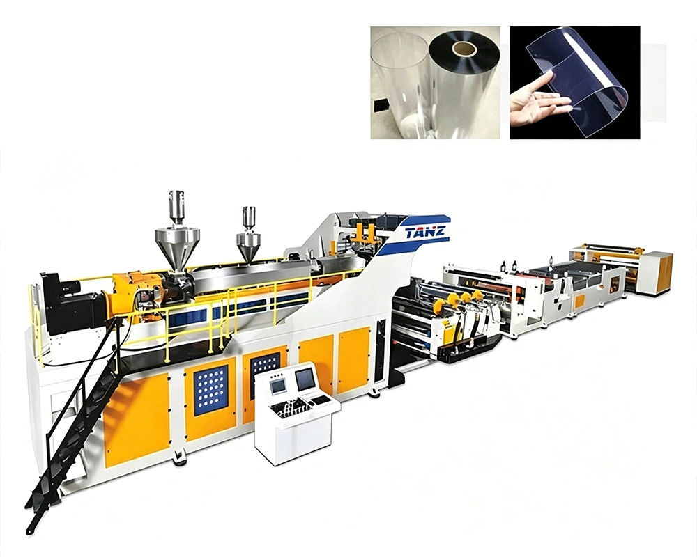 PLASTIC SHEET EXTRUSION EQUPMENT FOR PP PS